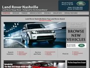 Land Rover Nashville Website