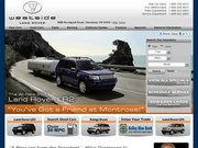 Land Rover Westside Website