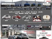 Lane Pontiac Buick GMC Website