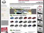 Larry Rich Nissan Website