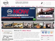 LeBlanc Nissan Website