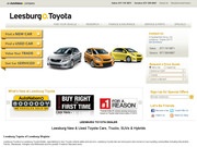 Leesburg Toyota Website