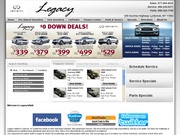 Legacy Infiniti Website
