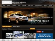 Leith Chrysler Jeep Website