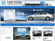Leith Honda Website
