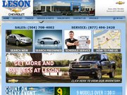 Leson Chevrolet Co Website
