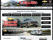 Lewis Chevrolet Cadillac Website