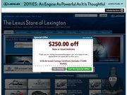 Lexus Store of Lexington Website
