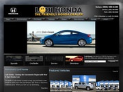 Lodi Honda Website