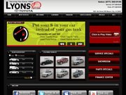 Lyons Toyota Website