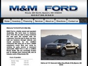M & M Ford Website