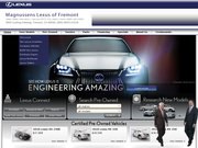 Magnussen’s Lexus of Fremont Website