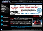 Majestic Honda Website