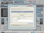 Maplecrest Lincoln Website