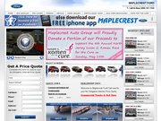 Maplecrest Ford Website