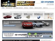 Marhofer Hyundai Website