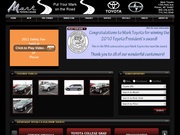 Mark Toyota Website