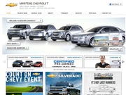 Martens Chevrolet & Co Website