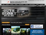 Martin Chrysler Dodge Jeep Website
