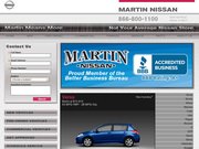 Martin Nissan Website