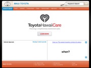 Maui Toyota Sales Website