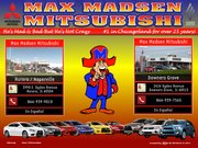 Max Madsen Mitsubishi Website