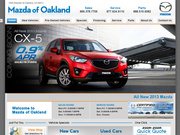 Oakland Mazda Website