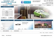 Puente Hills Mazda Website