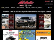 Mcardle Pontiac Cadillac Website