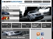 Mc Carthy Hyundai Website