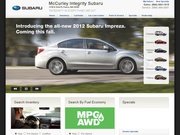 McCurley Subaru Website