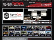 McDaniel Toyota Website