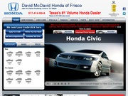 David Mcdavid Honda Website