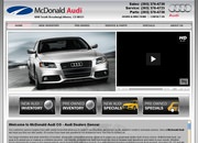 Mcdonald  Audi Website