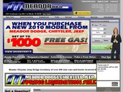 Meador Chrysler Jeep Website
