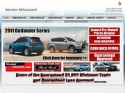 Mentor Mitsubishi Website