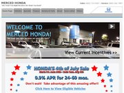Merced Honda Website
