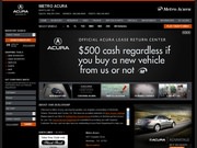 Acura-Metro Acura Website