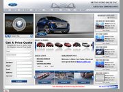Metro Ford  Sales Website