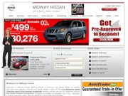 Mid Way Nissan Website