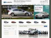 Mike Scarff Subaru of Auburn Website