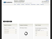 Subaru of Milford Website