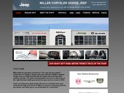 Miller Chrysler Dodge Jeep Website