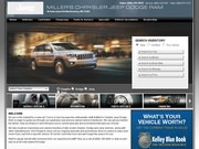 Miller Chrysler Jeep Website