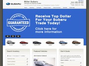 Miller Subaru Website