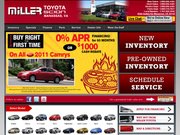 Miller Toyota Website