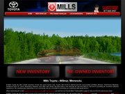 Mills Toyota Website
