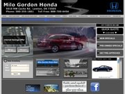 Milo Gordon Honda Website