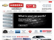 Modern Chevrolet Website