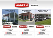 Modern Nissan Website